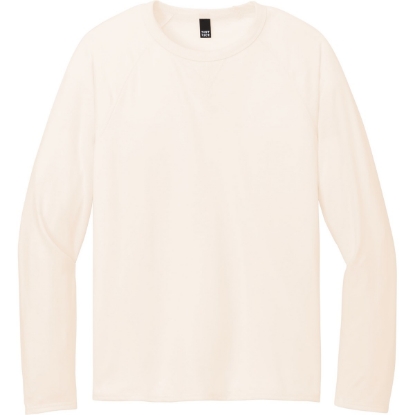 Custom District Featherweight French Terry Long Sleeve Crewneck Gardenia Yellow