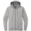 Custom District Featherweight French Terry Full-Zip Hoodie Light Heather Gray