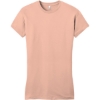 Custom District Womens Fitted Very Important Tee . Dusty Peach