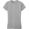 Custom District Womens Fitted Very Important Tee . Lt Hthr Grey