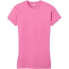 Custom District Womens Fitted Very Important Tee . True Pink