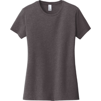 Custom District Womens Very Important Tee . Heathered Charcoal Gray