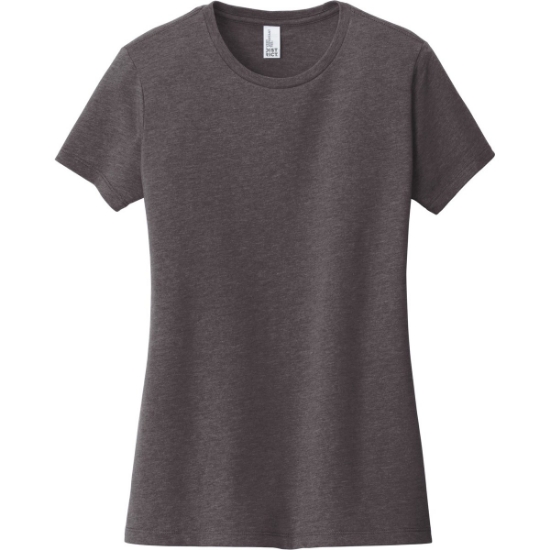 Custom District Womens Very Important Tee . Heathered Charcoal Gray