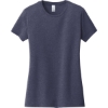 Custom District Womens Very Important Tee . Heathered Navy Blue