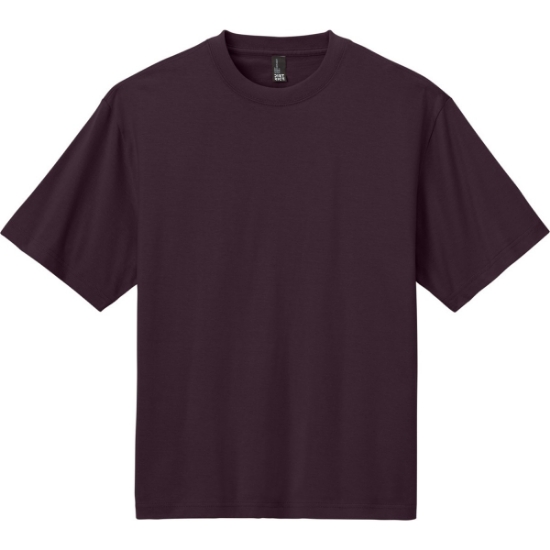 Custom District Heavyweight Very Important Tee Bordeaux Purple