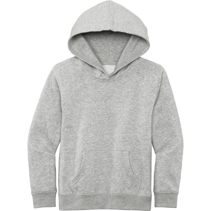 Custom District Youth V.I.T. Fleece Hoodie Lt Hthr Grey