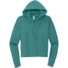 Custom District Womens V.I.T. Fleece Hoodie Eucalyptus Blue