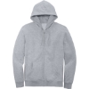 Custom District V.I.T. Fleece Full-Zip Hoodie Lt Hthr Grey