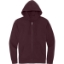 Custom District V.I.T. Fleece Full-Zip Hoodie Plum Purple