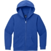 Custom District Youth V.I.T. Fleece Full-Zip Hoodie Deep Royal Blue