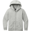 Custom District Youth V.I.T. Fleece Full-Zip Hoodie Light Heather Gray