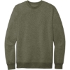 Custom District V.I.T. Fleece Crew Heathered Olive Green