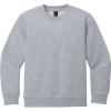 Custom District Youth V.I.T. Fleece Crew Light Heather Gray