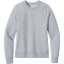 Custom District Womens V.I.T. Fleece Crew Light Heather Gray