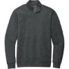 Custom District V.I.T. Fleece 1/4-Zip Heathered Charcoal Gray