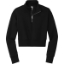 Custom District Womens V.I.T. Fleece 1/2-Zip Black