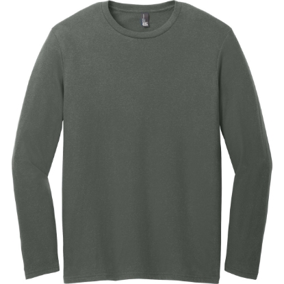 Custom District Very Important Tee Long Sleeve. Deepest Gray