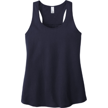 Custom District Womens V.I.T. Racerback Tank New Navy Blue