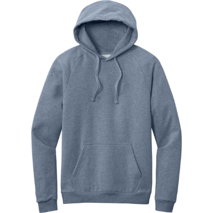 Custom District Cloud Fleece Hoodie Flint Blue Heather