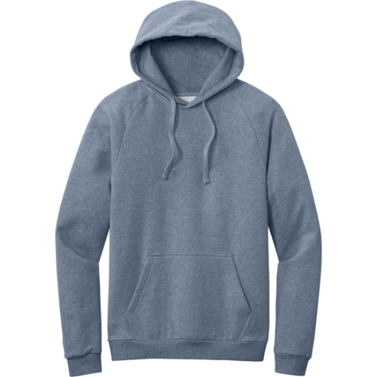 Custom District Cloud Fleece Hoodie Flint Blue Heather