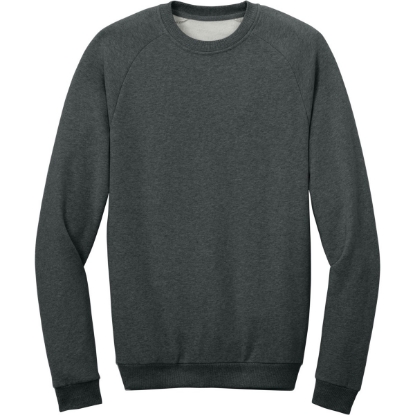 Custom District Cloud Fleece Crew HtdChar