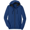 Custom District The Concert Fleece Full-Zip Hoodie. Deep Royal Blue