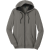 Custom District The Concert Fleece Full-Zip Hoodie. Grey