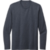 Custom District Re-Tee Long Sleeve Heathered Navy Blue