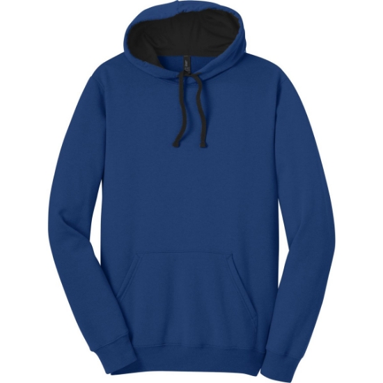 Custom District The Concert Fleece Hoodie. Deep Royal Blue