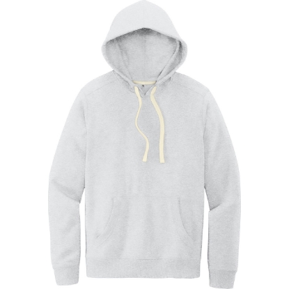 Custom District Re-Fleece Hoodie Ash Gray/White