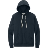 Custom District Re-Fleece Hoodie True Navy Blue/White