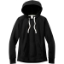 Custom District Womens Re-Fleece Hoodie Black