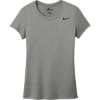 Custom Nike Womens Team rLegend Tee Carbon Gray Heather