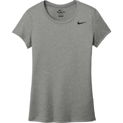 Custom Nike Womens Team rLegend Tee Carbon Gray Heather