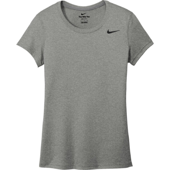 Custom Nike Womens Team rLegend Tee Carbon Gray Heather
