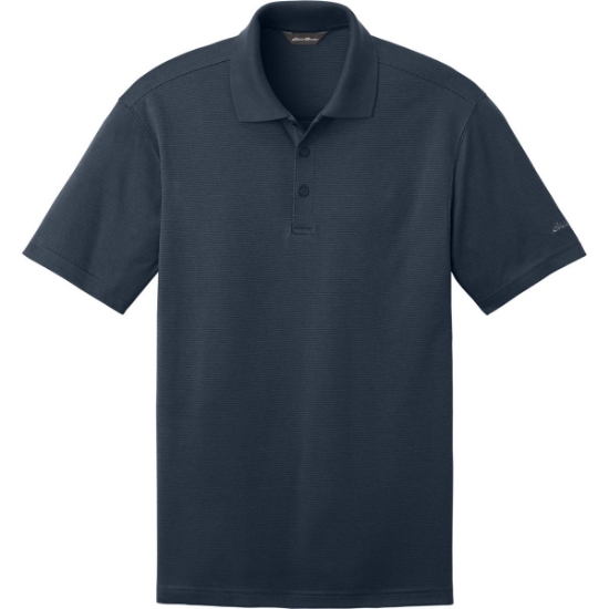Custom Eddie Bauer Performance Polo. Navy Blue