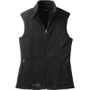 Custom Eddie Bauer - Womens Fleece Vest. Black