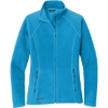 Custom Eddie Bauer Womens Full-Zip Microfleece Jacket. Peak Blue