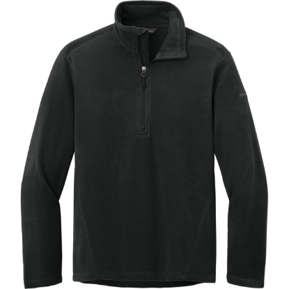 Custom Eddie Bauer 1/2-Zip Microfleece Jacket. Black