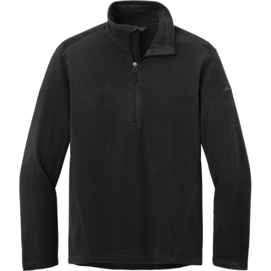 Custom Eddie Bauer 1/2-Zip Microfleece Jacket. Black