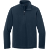 Custom Eddie Bauer 1/2-Zip Microfleece Jacket. Navy Blue