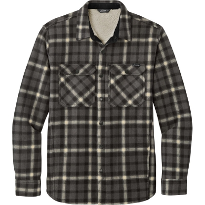 Custom Eddie Bauer Woodland Shirt Jac Gray Steel/Bone White Plaid