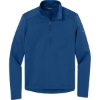 Custom Eddie Bauer Smooth Mid Layer Fleece 1/2-Zip Cobalt Blue