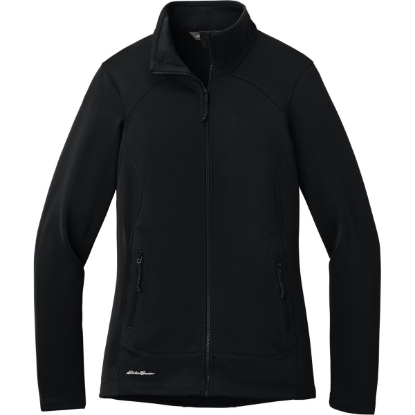 Custom Eddie Bauer Womens Highpoint Fleece Jacket. Black