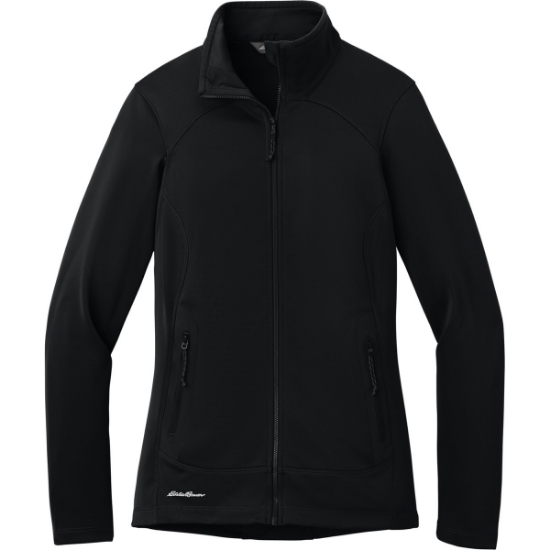 Custom Eddie Bauer Womens Highpoint Fleece Jacket. Black