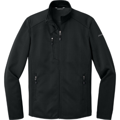 Custom Eddie Bauer Dash Full-Zip Fleece Jacket. Black