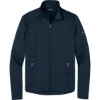 Custom Eddie Bauer Smooth Mid Layer Fleece Full-Zip River Blue Navy