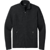 Custom Eddie Bauer Sweater Fleece Full-Zip. Black