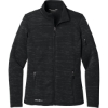 Custom Eddie Bauer Womens Sweater Fleece Full-Zip. Black