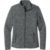 Custom Eddie Bauer Womens Sweater Fleece Full-Zip. Dark Grey Hthr